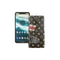 Чохол-флип з екошкіри для телефону Motorola One Power (P30 Note)