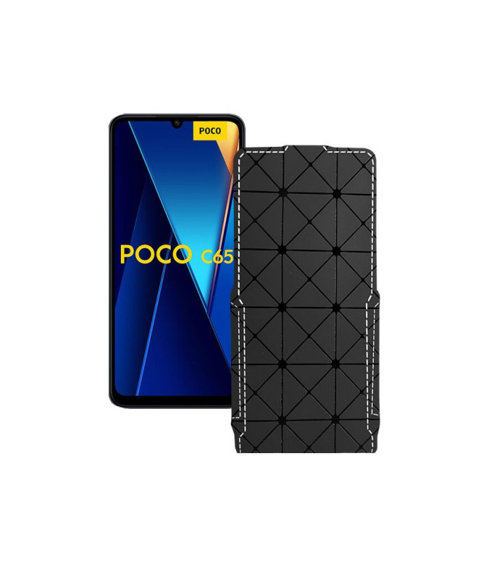 Чохол-флип з екошкіри для телефону Xiaomi Poco C65