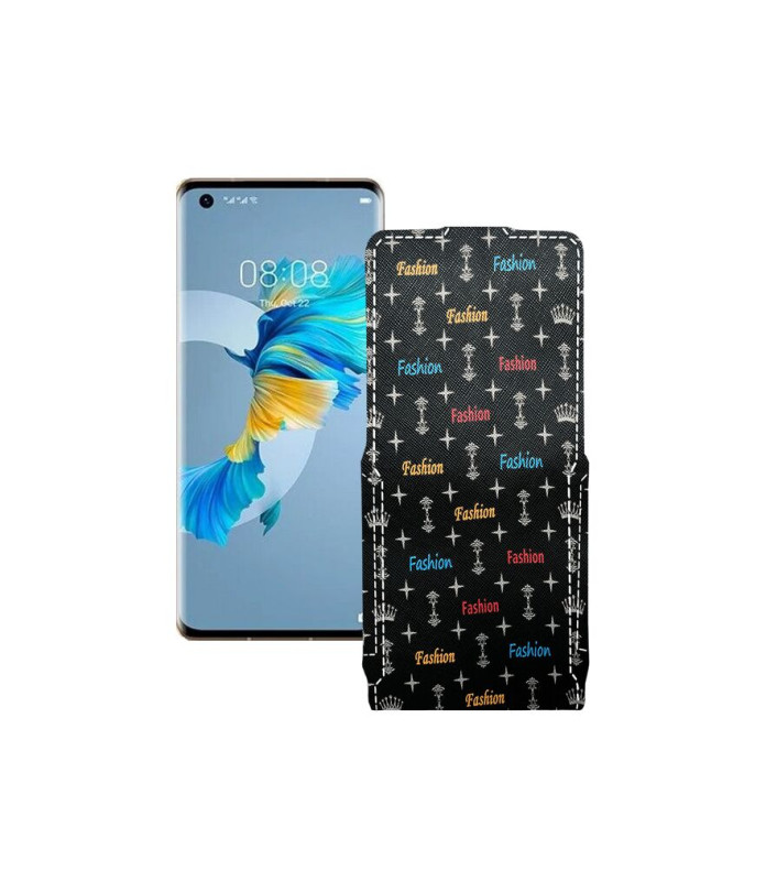 Чохол-флип з екошкіри для телефону Huawei Mate 40e