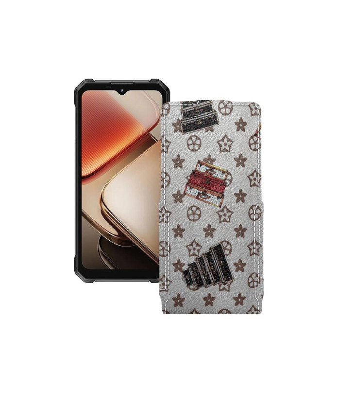 Чохол-флип з екошкіри для телефону Oukitel WP53
