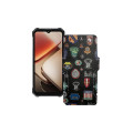 Чохол-книжка з екошкіри для телефону Oukitel WP53