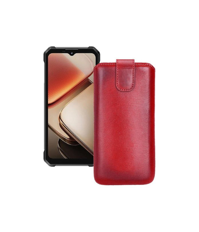 Витяжка з екошкіри для телефону Oukitel WP53