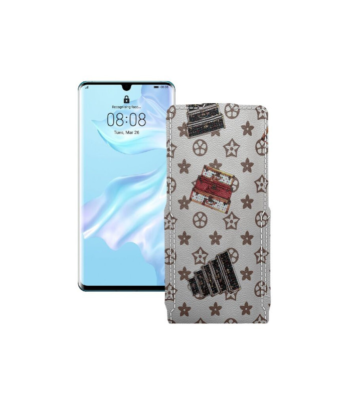 Чохол-флип з екошкіри для телефону Huawei p30 Pro new edition