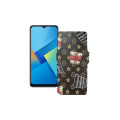 Чохол-книжка з екошкіри для телефону Vivo Y21e