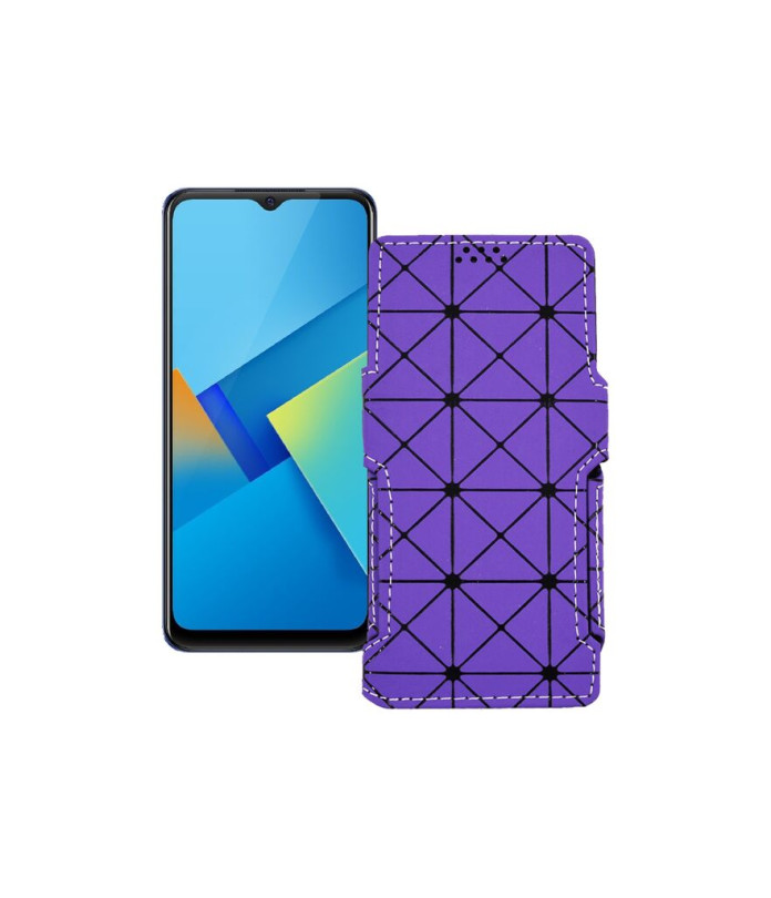 Чохол-книжка з екошкіри для телефону Vivo Y21e