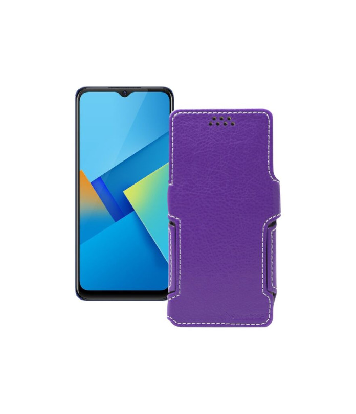 Чохол-книжка з екошкіри для телефону Vivo Y21e