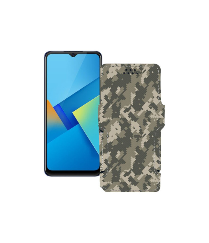Чохол-книжка з екошкіри для телефону Vivo Y21e