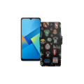 Чохол-книжка з екошкіри для телефону Vivo Y21e
