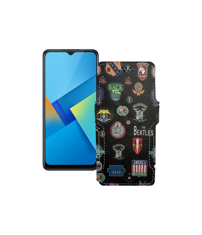 Чохол-книжка з екошкіри для телефону Vivo Y21e
