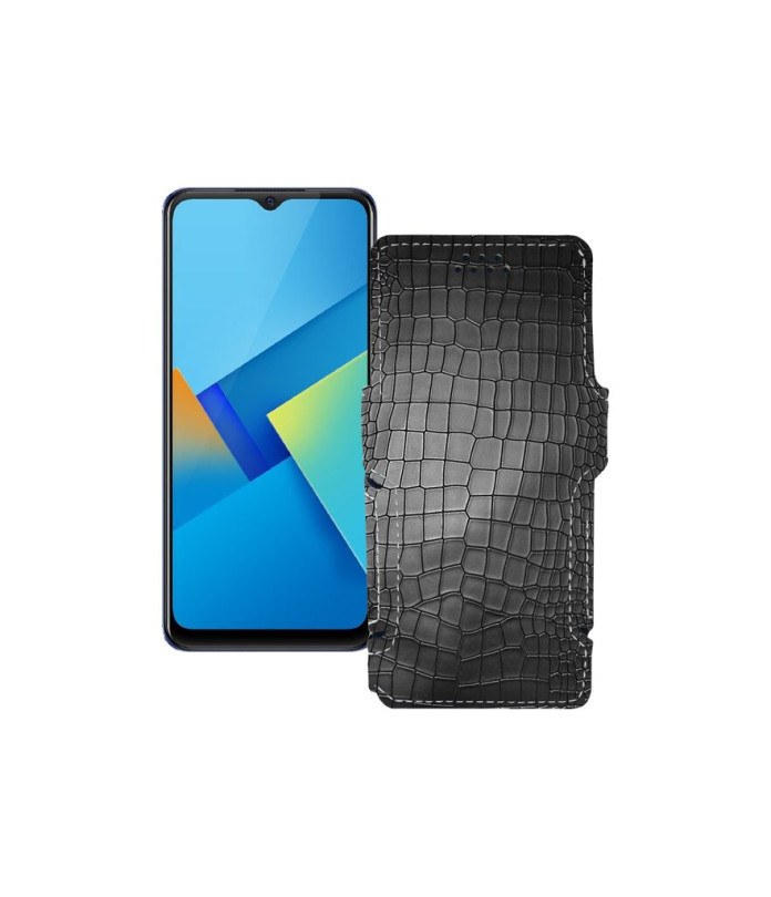 Чохол-книжка з екошкіри для телефону Vivo Y21e