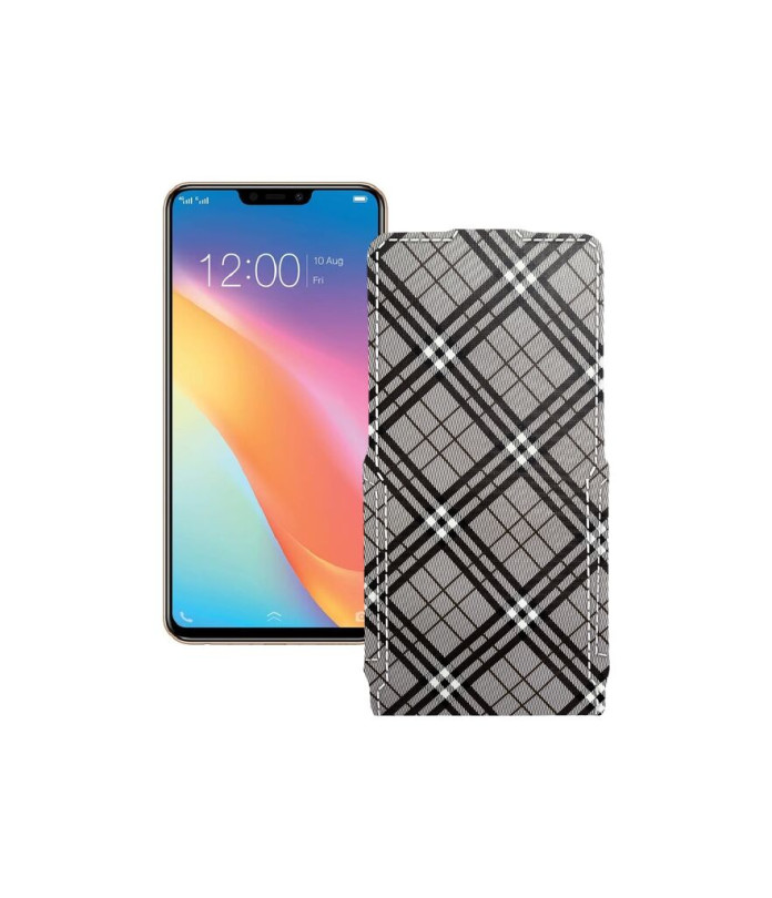 Чохол-флип з екошкіри для телефону Vivo Y81