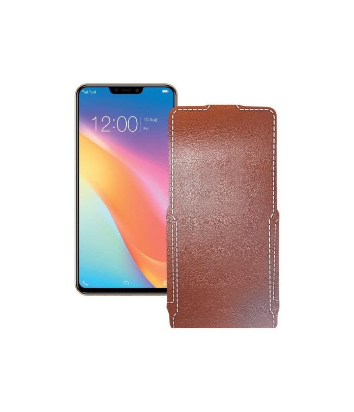 Чохол-флип з екошкіри для телефону Vivo Y81