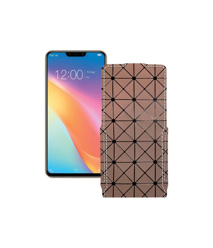 Чохол-флип з екошкіри для телефону Vivo Y81