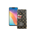Чохол-флип з екошкіри для телефону Vivo Y81