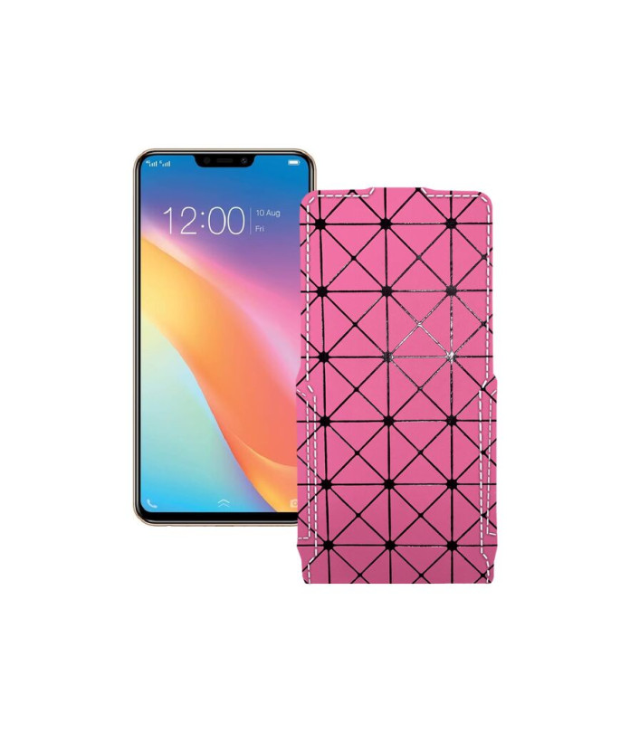 Чохол-флип з екошкіри для телефону Vivo Y81