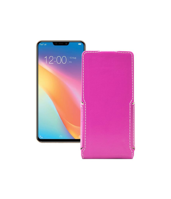 Чохол-флип з екошкіри для телефону Vivo Y81