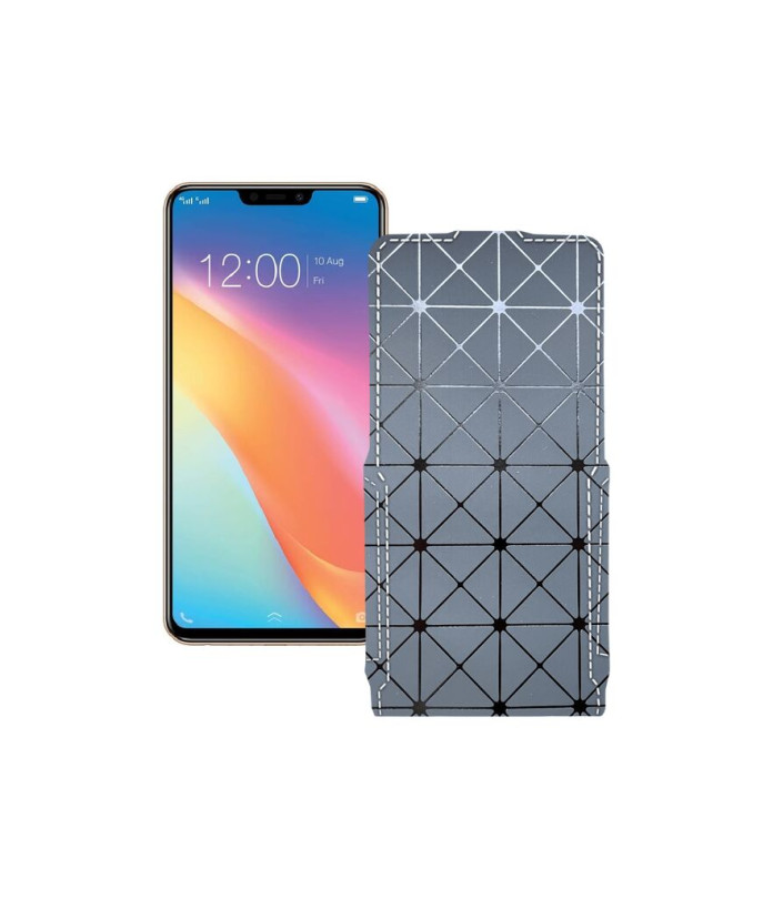 Чохол-флип з екошкіри для телефону Vivo Y81