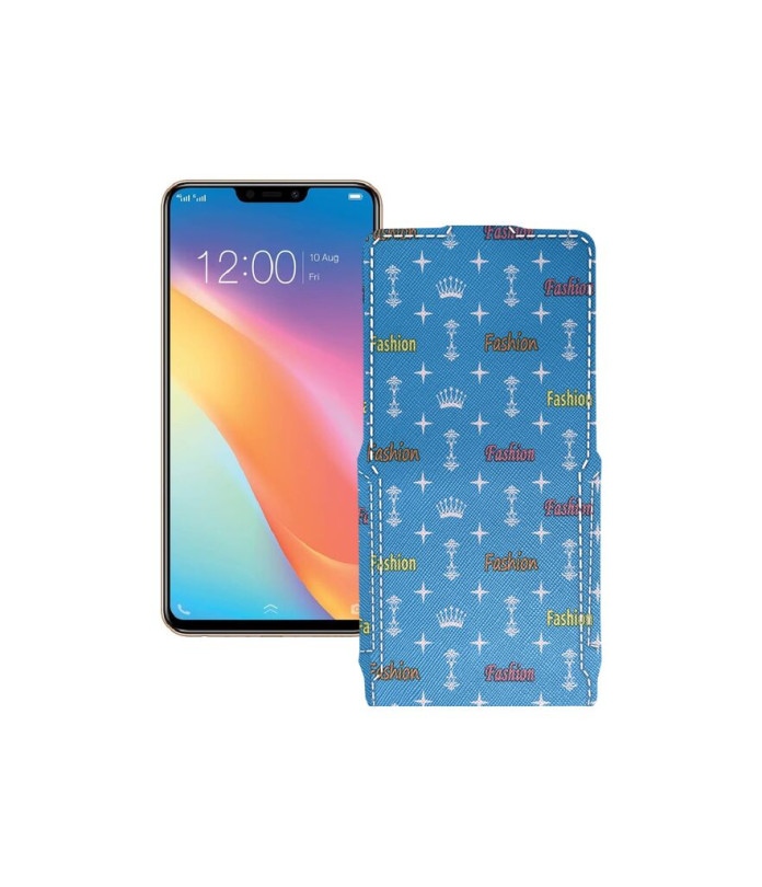 Чохол-флип з екошкіри для телефону Vivo Y81