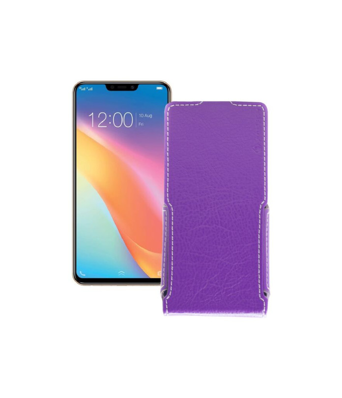 Чохол-флип з екошкіри для телефону Vivo Y81