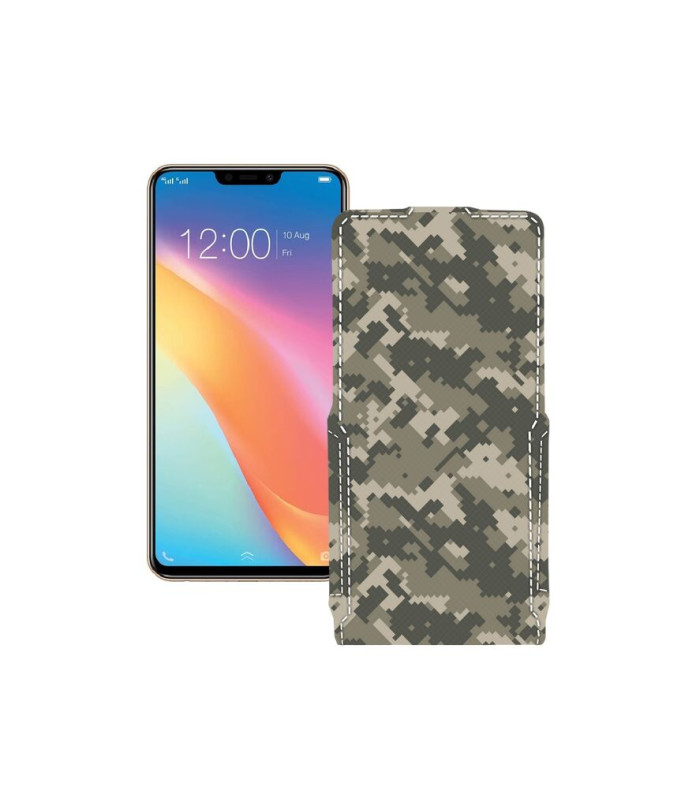 Чохол-флип з екошкіри для телефону Vivo Y81