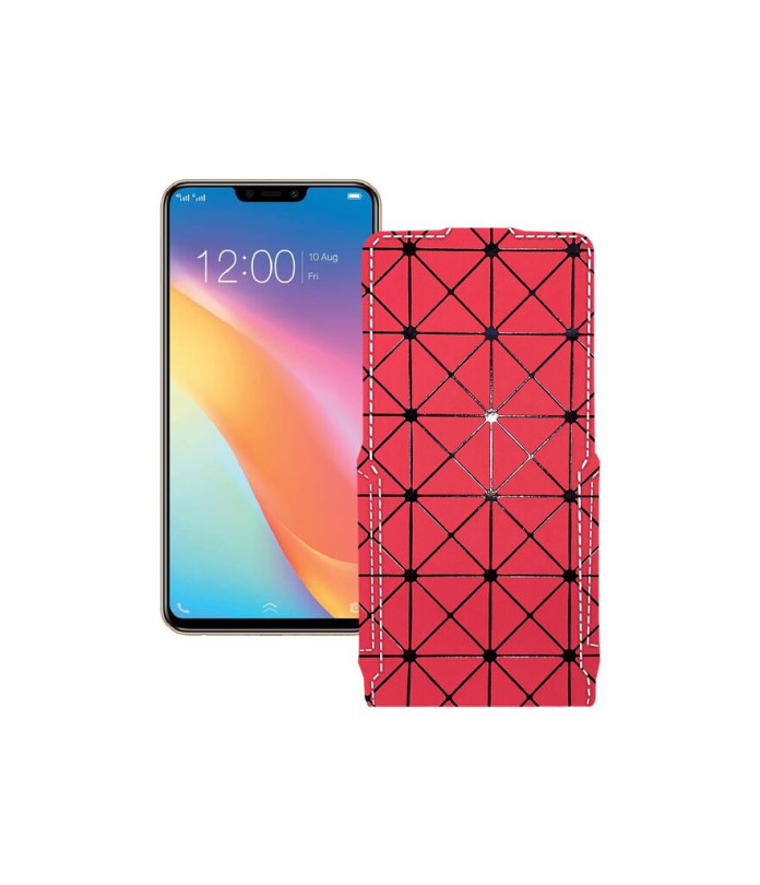 Чохол-флип з екошкіри для телефону Vivo Y81