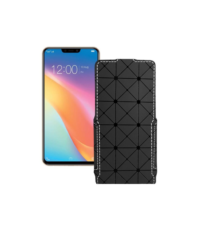 Чохол-флип з екошкіри для телефону Vivo Y81