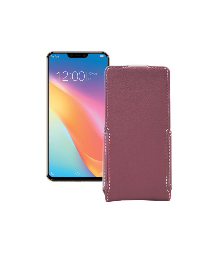 Чохол-флип з екошкіри для телефону Vivo Y81