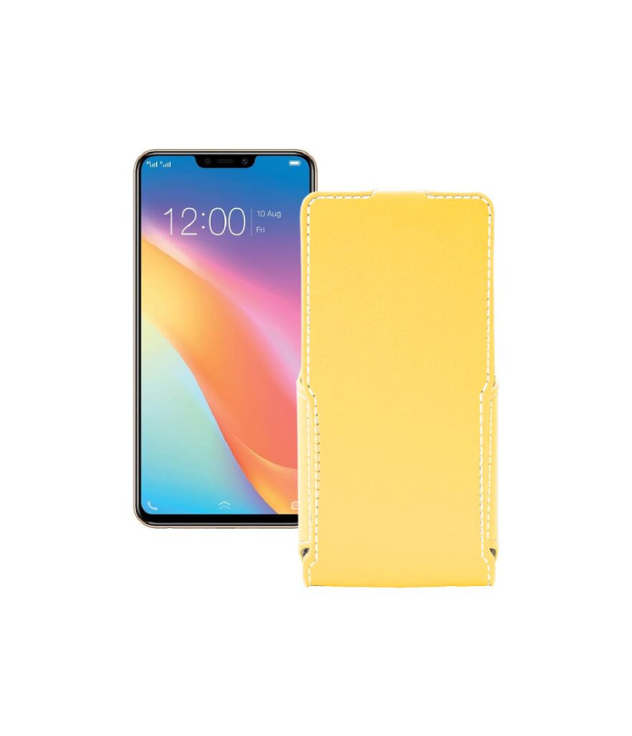 Чохол-флип з екошкіри для телефону Vivo Y81