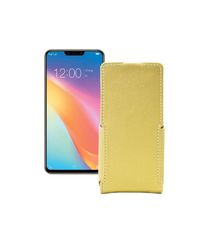 Чохол-флип з екошкіри для телефону Vivo Y81