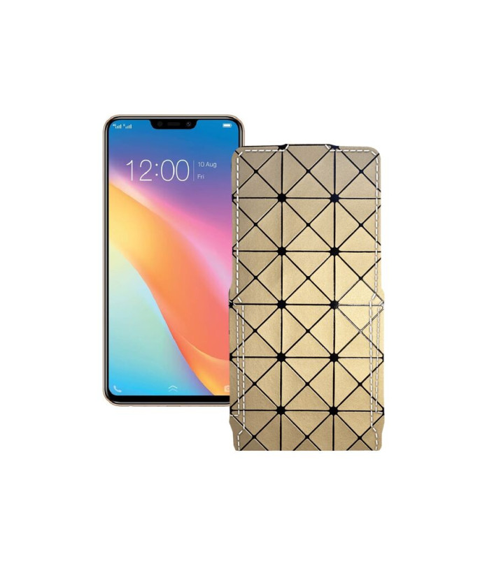 Чохол-флип з екошкіри для телефону Vivo Y81