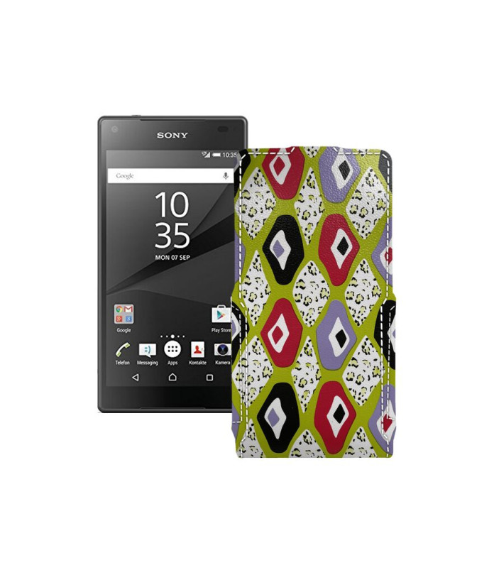 Чохол-флип з екошкіри для телефону Sony Xperia Z5 Compact