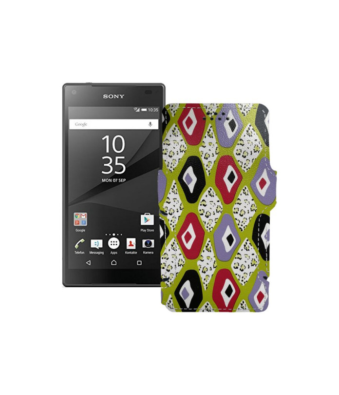 Чохол-книжка з екошкіри для телефону Sony Xperia Z5 Compact