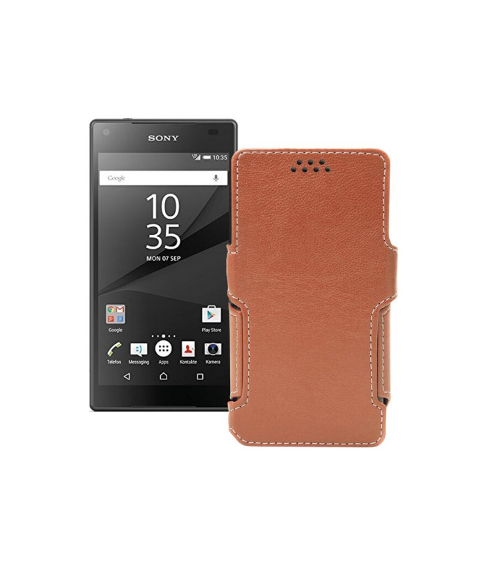 Чохол-книжка з екошкіри для телефону Sony Xperia Z5 Compact