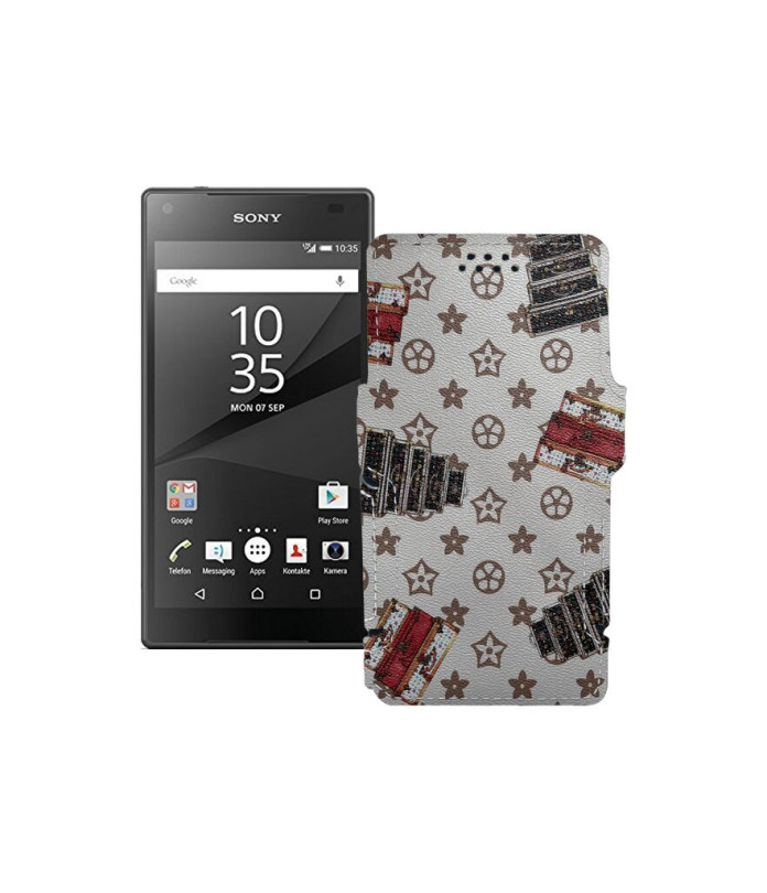 Чохол-книжка з екошкіри для телефону Sony Xperia Z5 Compact