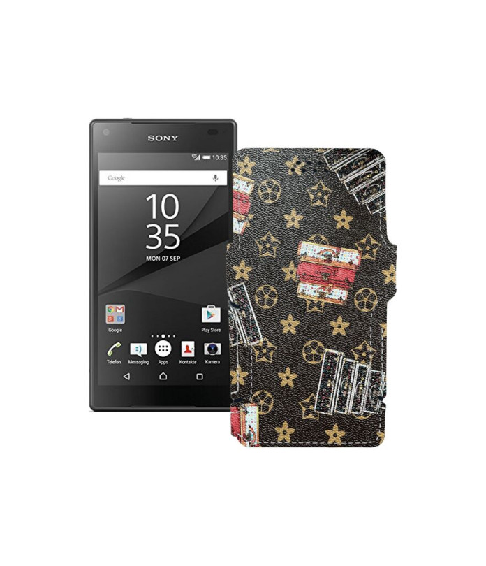 Чохол-книжка з екошкіри для телефону Sony Xperia Z5 Compact