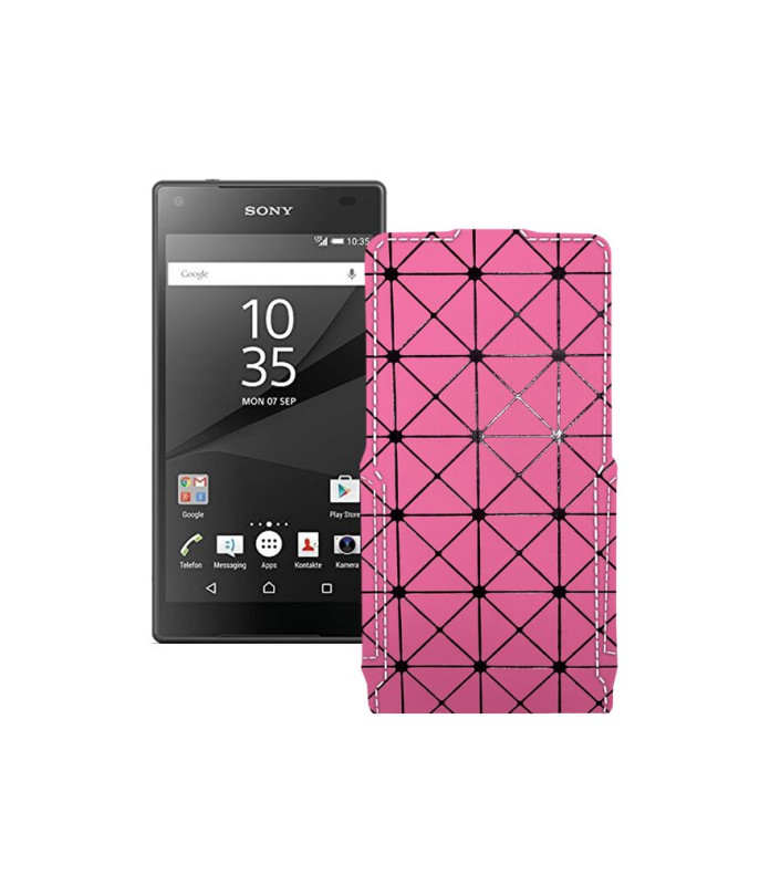 Чохол-флип з екошкіри для телефону Sony Xperia Z5 Compact