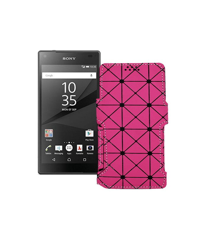 Чохол-книжка з екошкіри для телефону Sony Xperia Z5 Compact