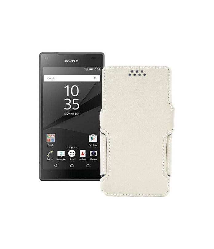 Чохол-книжка з екошкіри для телефону Sony Xperia Z5 Compact