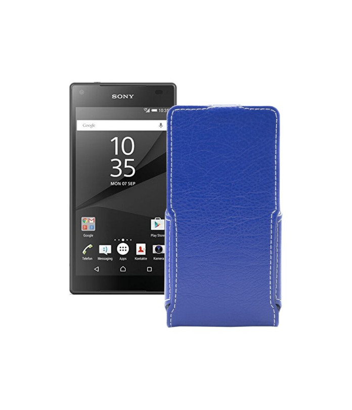 Чохол-флип з екошкіри для телефону Sony Xperia Z5 Compact