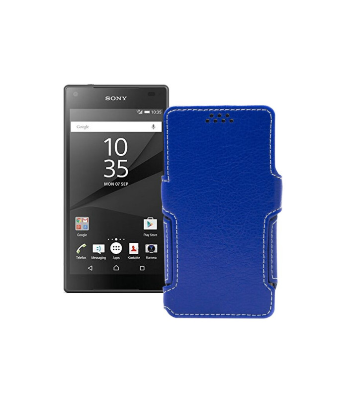 Чохол-книжка з екошкіри для телефону Sony Xperia Z5 Compact