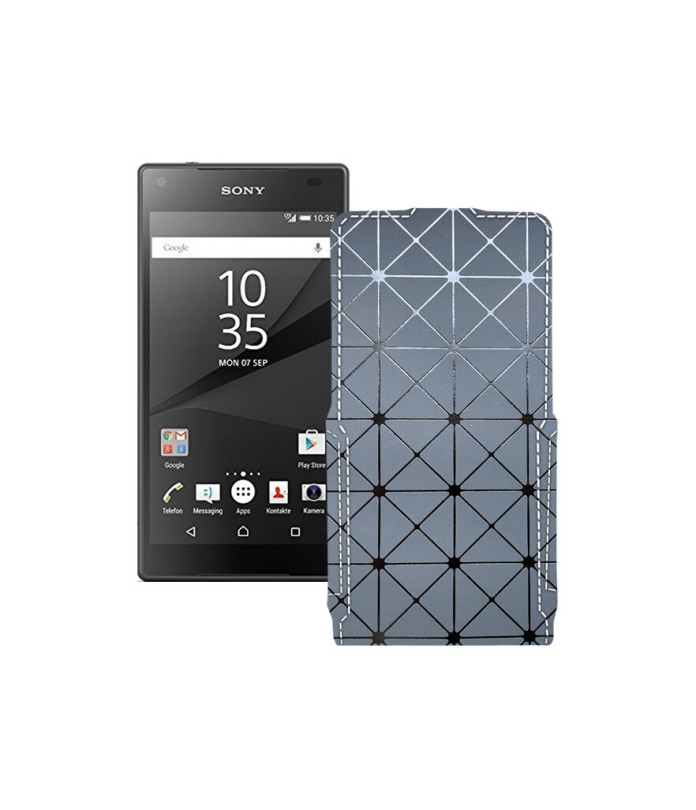 Чохол-флип з екошкіри для телефону Sony Xperia Z5 Compact