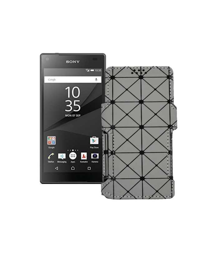 Чохол-книжка з екошкіри для телефону Sony Xperia Z5 Compact