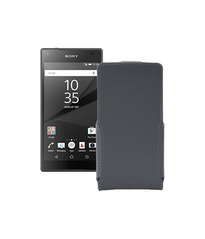 Чохол-флип з екошкіри для телефону Sony Xperia Z5 Compact