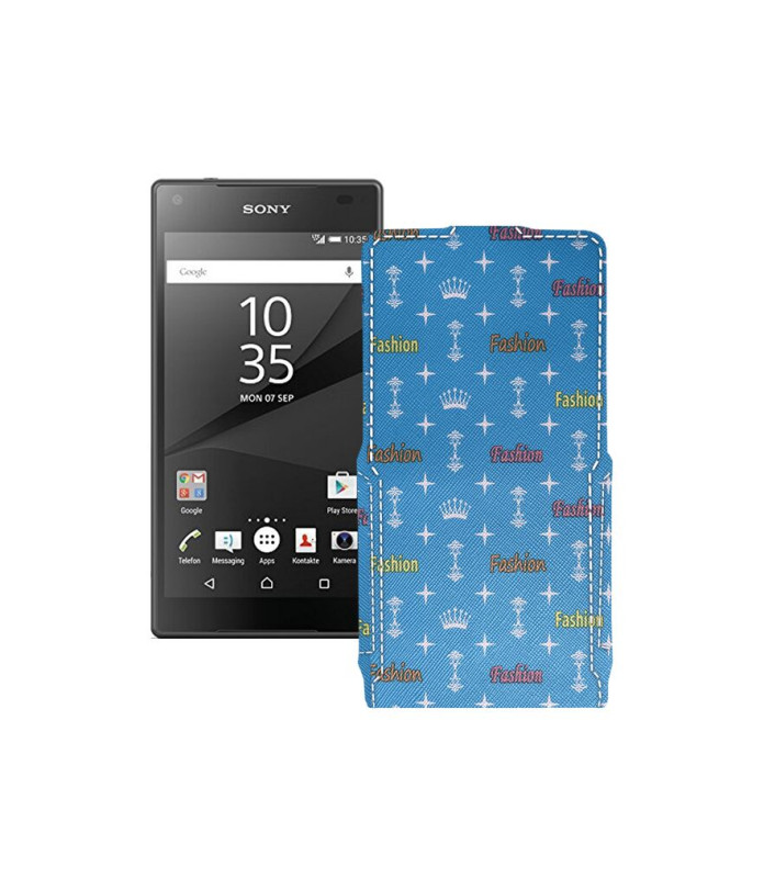 Чохол-флип з екошкіри для телефону Sony Xperia Z5 Compact