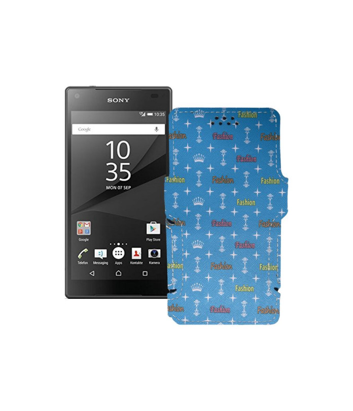 Чохол-книжка з екошкіри для телефону Sony Xperia Z5 Compact