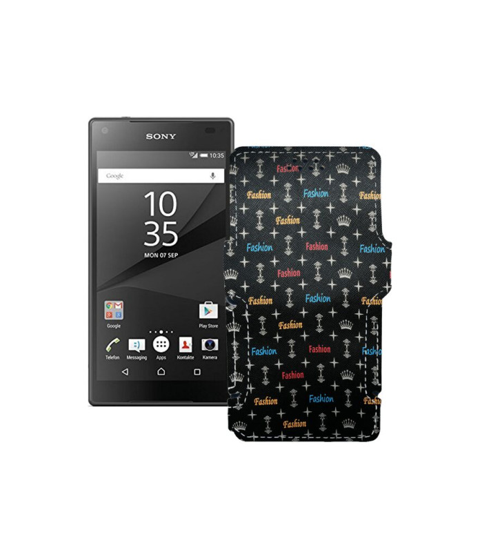 Чохол-книжка з екошкіри для телефону Sony Xperia Z5 Compact