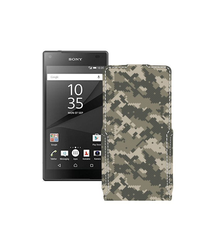 Чохол-флип з екошкіри для телефону Sony Xperia Z5 Compact