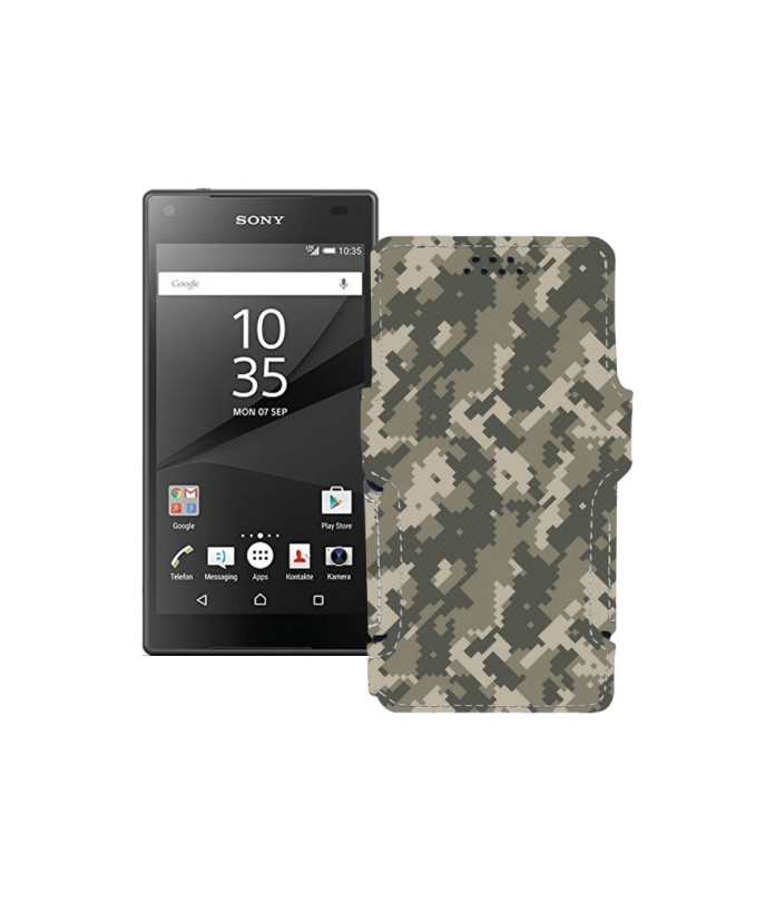 Чохол-книжка з екошкіри для телефону Sony Xperia Z5 Compact