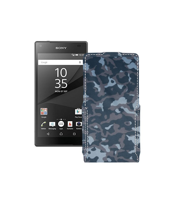 Чохол-флип з екошкіри для телефону Sony Xperia Z5 Compact