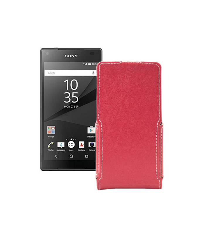 Чохол-флип з екошкіри для телефону Sony Xperia Z5 Compact